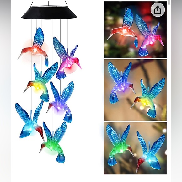 Other - Solar Humming Bird Lighted Mobile
